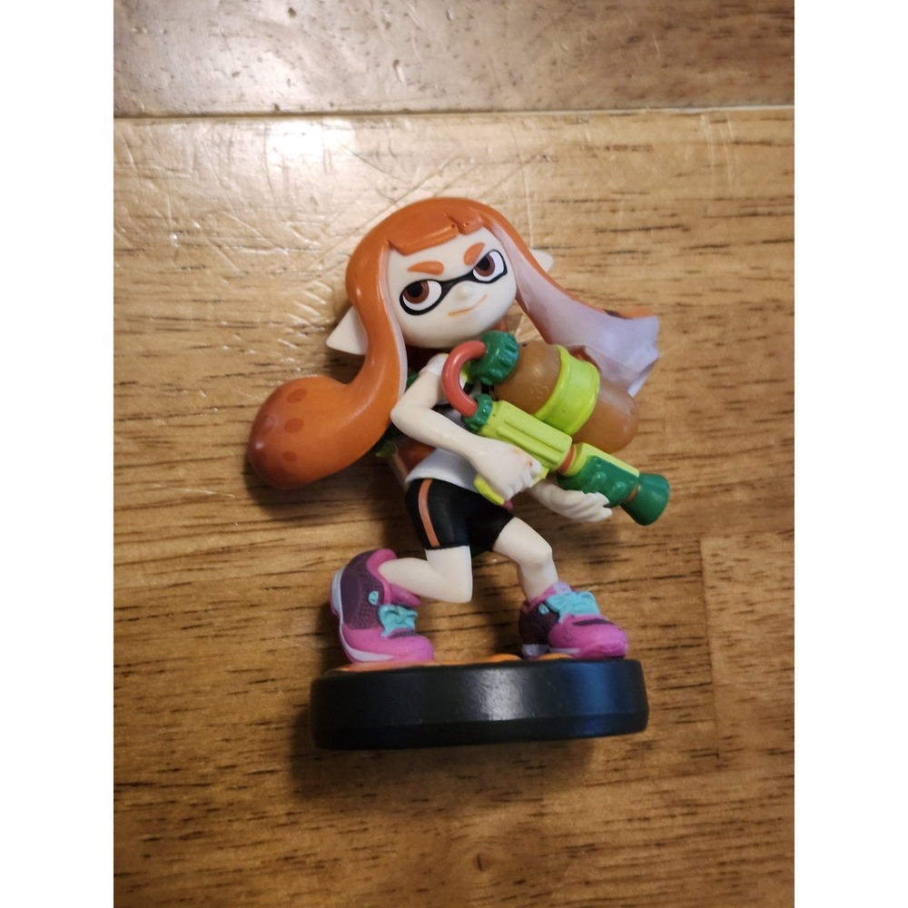 Nintendo Amiibo Orange Inkling Girl Figure Splatoon Series